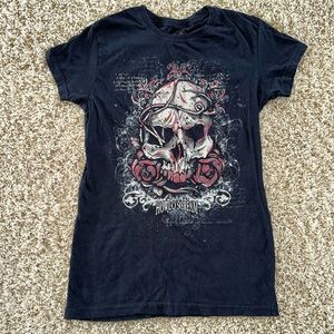 Busch Gardens Howl O Scream Skull Cutout T-Shirt